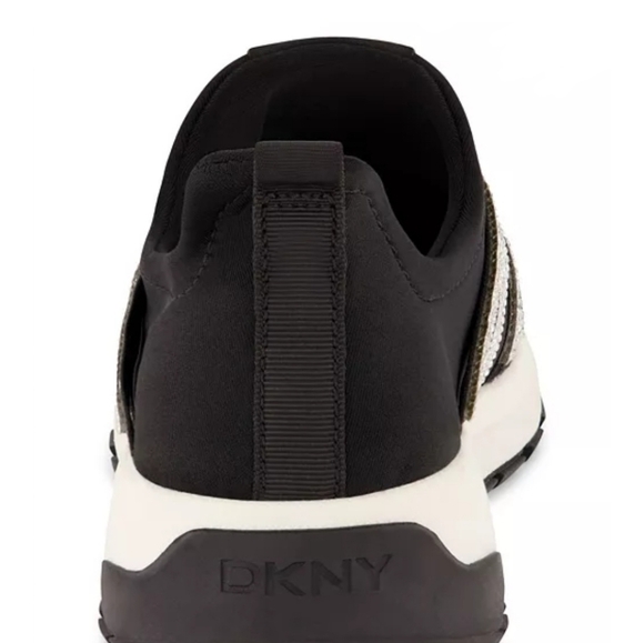 DKNY Slip On Sneakers Color Black, Size 5 Big Girl'sStyle DKN813-1 - Picture 5 of 8